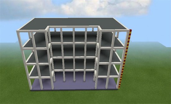 我的世界四层楼房教程 四层楼房怎么做