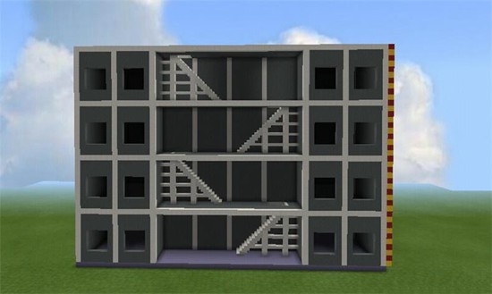 我的世界四层楼房教程 四层楼房怎么做