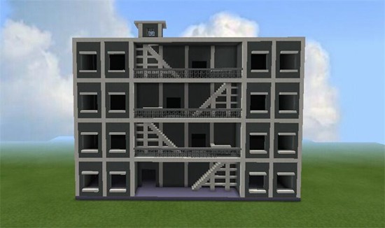 我的世界四层楼房教程 四层楼房怎么做