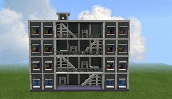 我的世界四层楼房教程 四层楼房怎么做