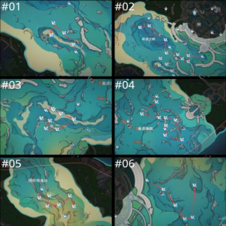 原神原海异种讨伐路线图