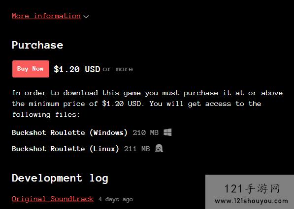 《BuckshotRoulette》游戏购买平台